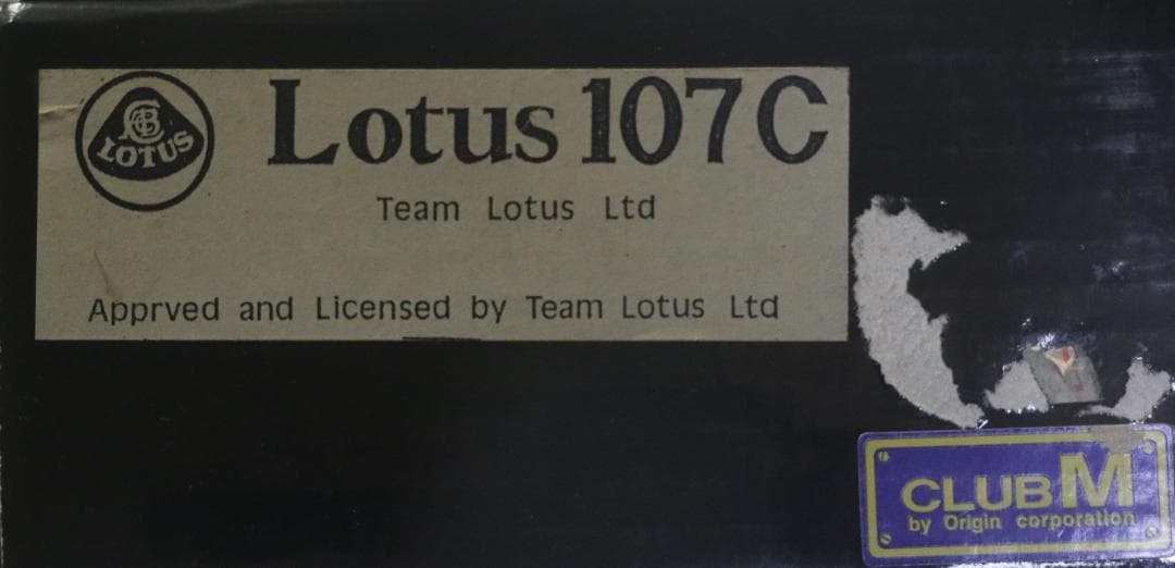 超希少CLUB M　ロータス１０7Cレジン・メタル組立キット１／２４　未組立