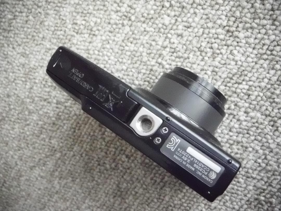 【難あり】CANON デジタルカメラ IXY 190 バッテリー付属 黒