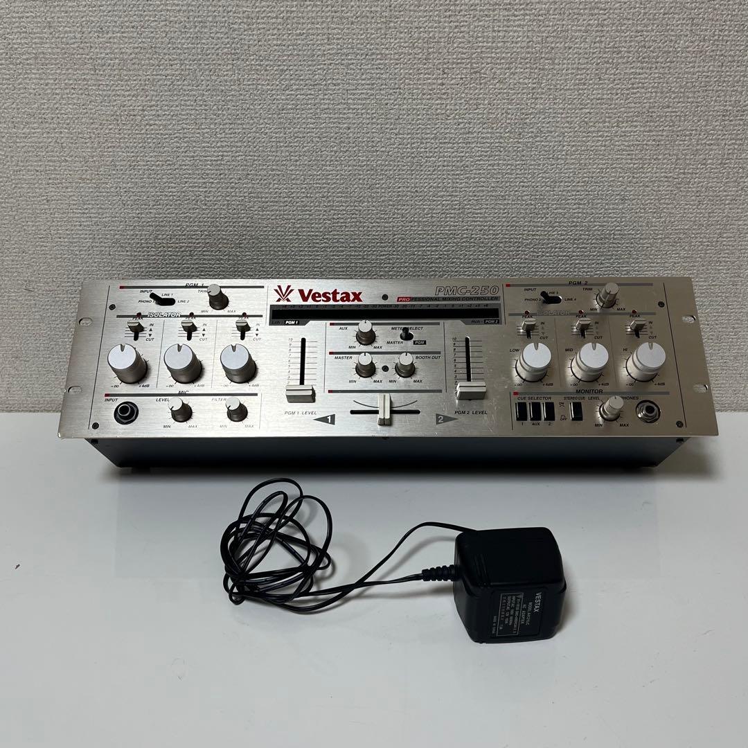 美品 動作OK Vestax PMC-250 DJミキサー ゴールド ロータリー