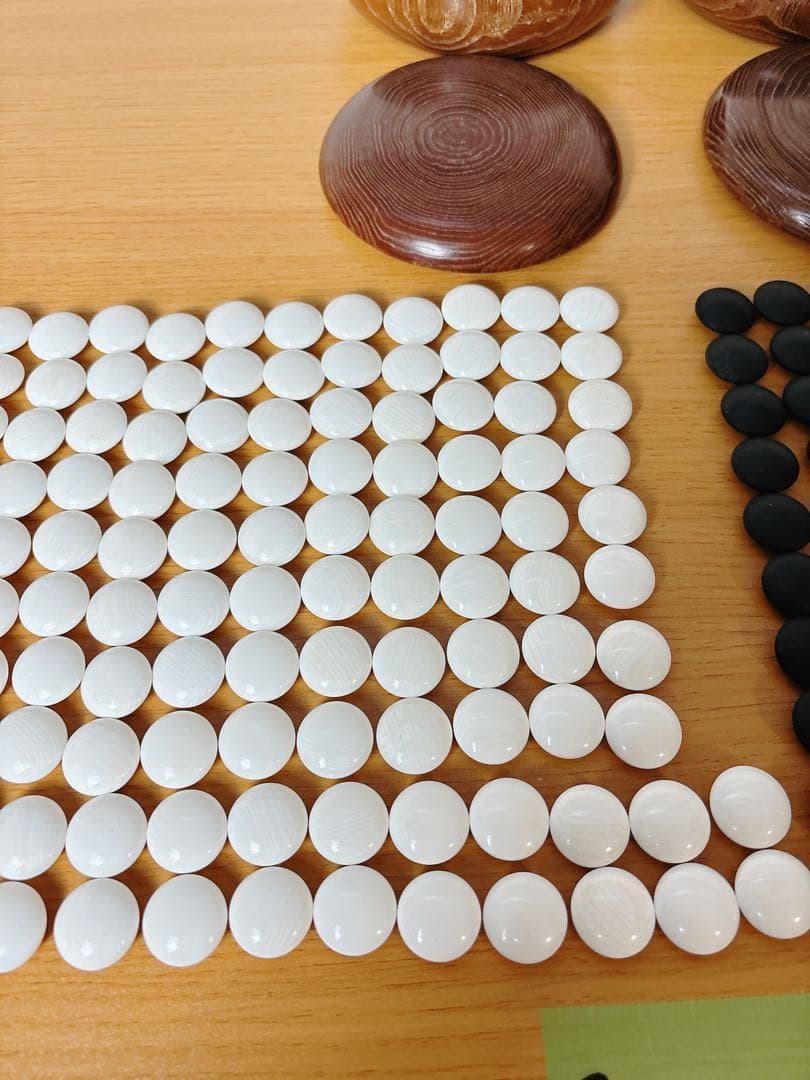 本蛤　雪印　囲碁石 木製 35号　9.9mm 最高級　プロ 　囲碁