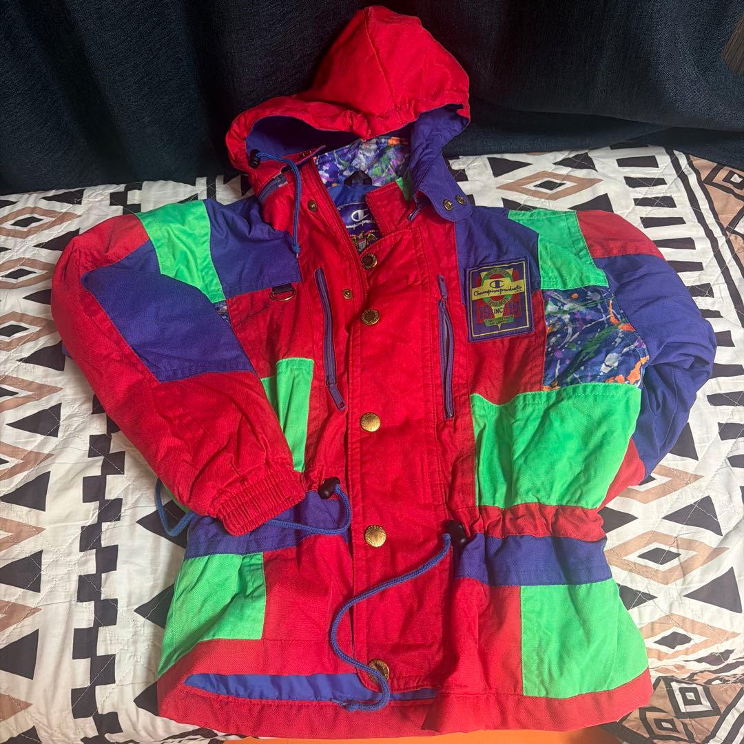 Champion カラフルフード付きジャケット 140サイズ