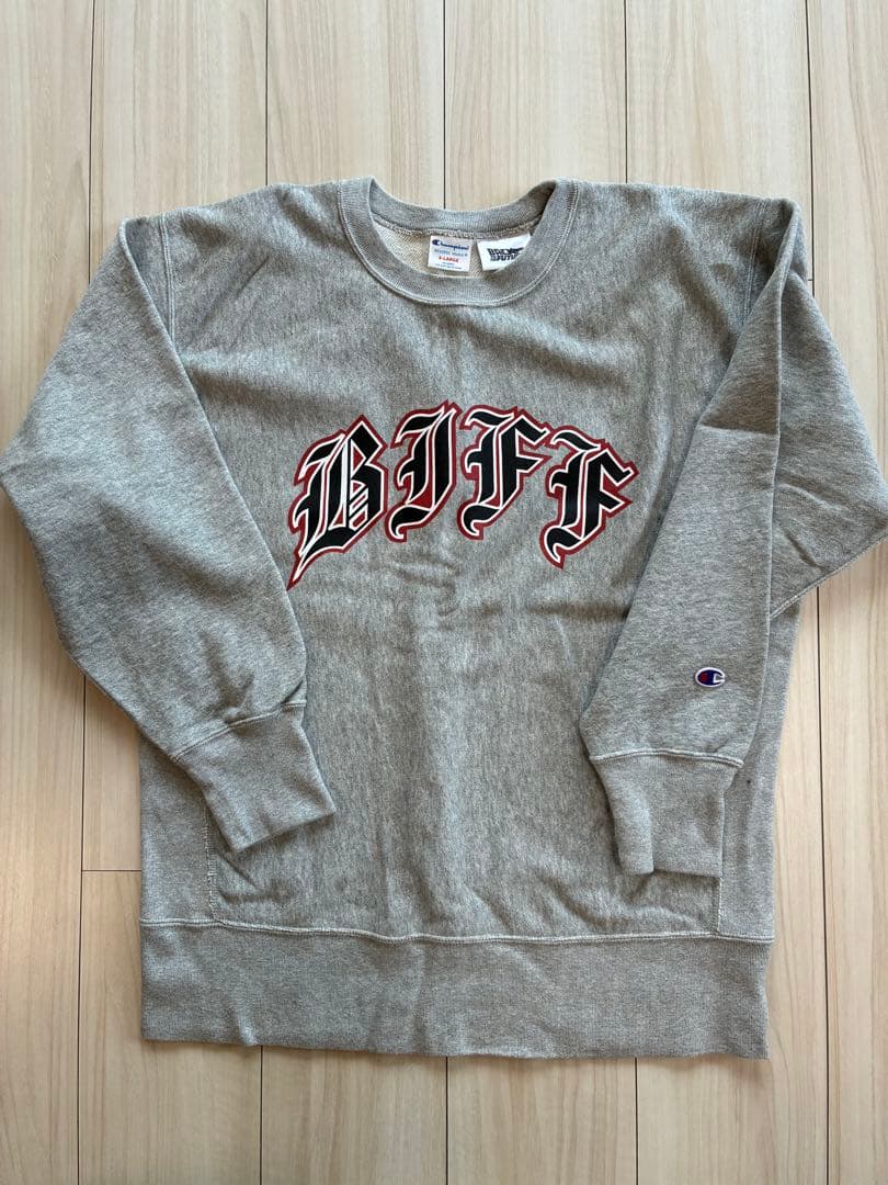 チャンピオンリバースウィーブ　バック・トゥ・ザ・フューチャー　両面プリント　XL