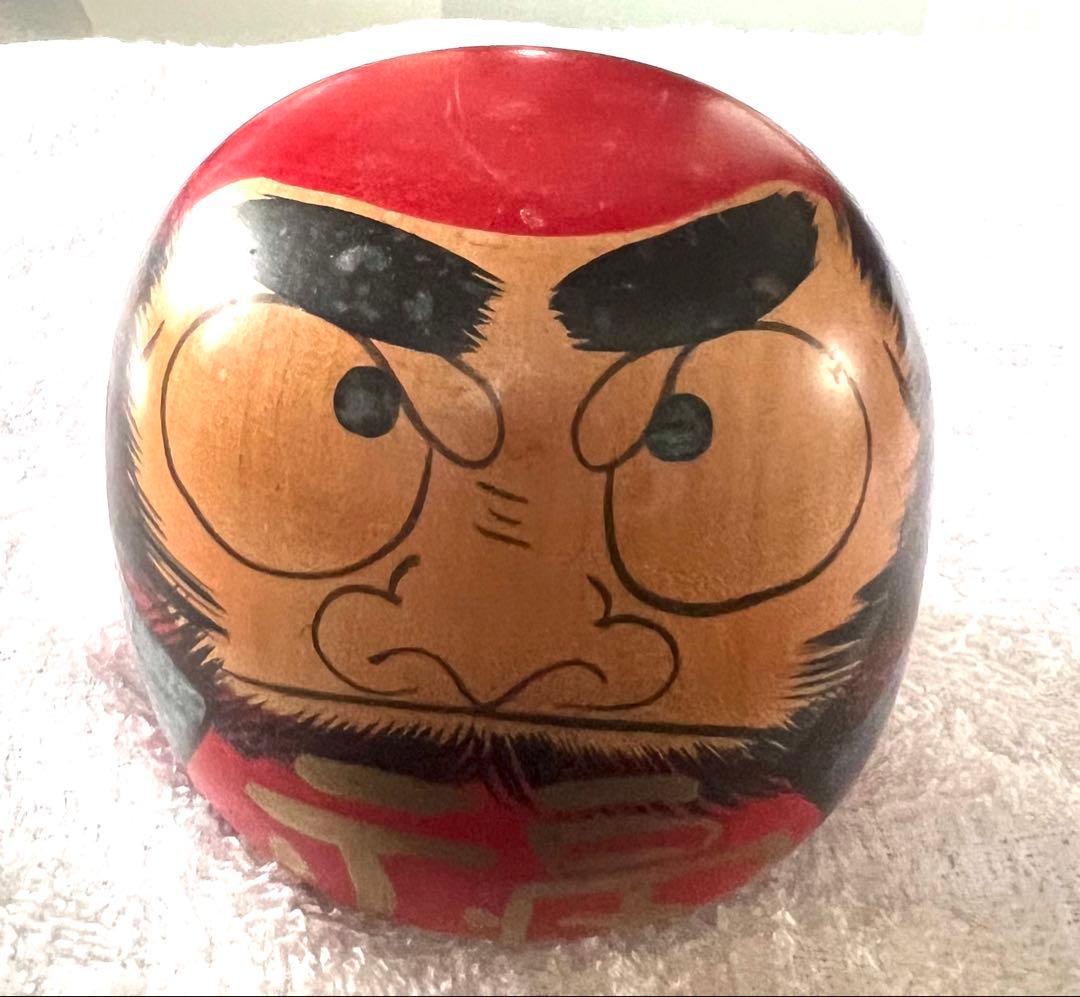 手作り　達磨十聚　ガラスケース付き