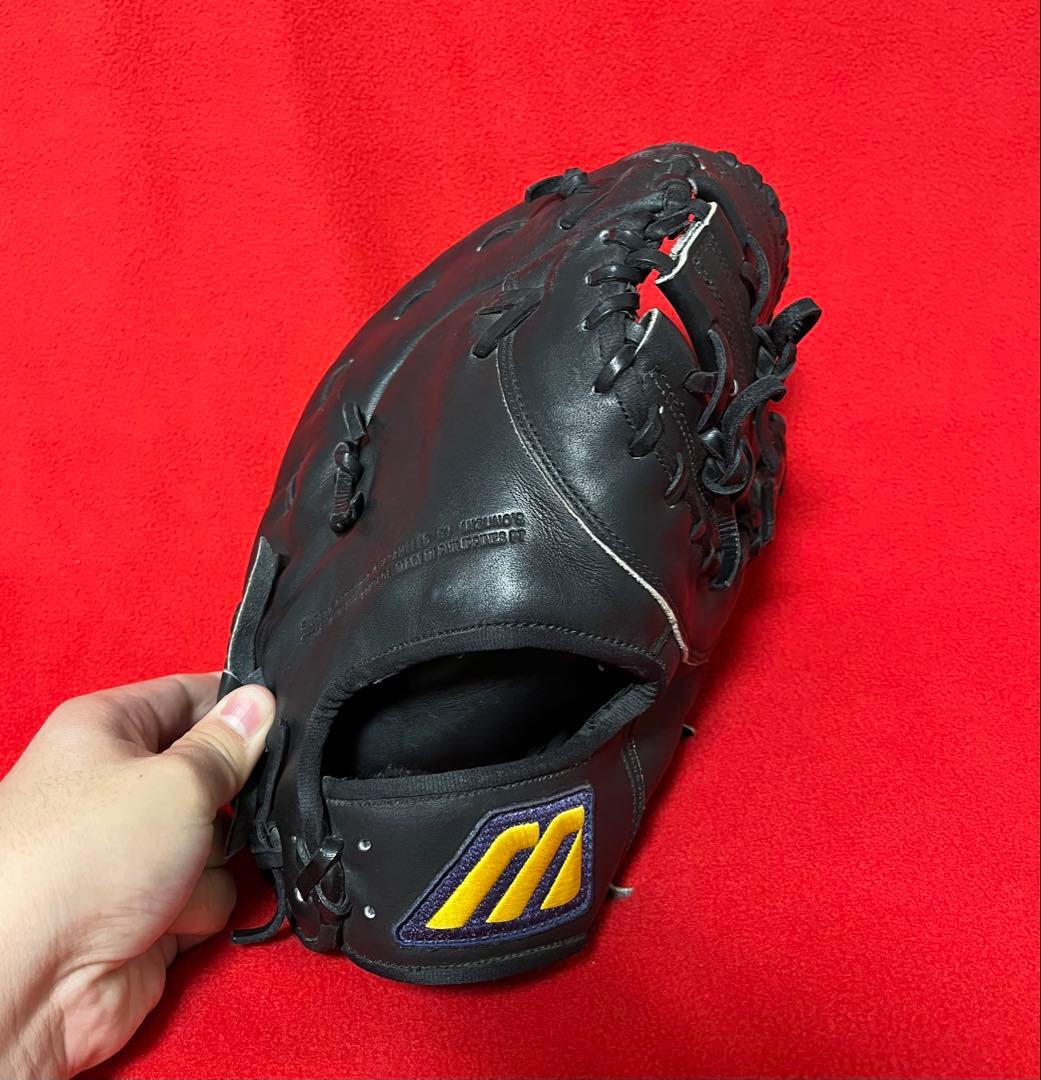 ミズノ　旧ロゴ　ビッグm　軟式ファーストミット　ワールドウィン　革柔軟　即戦力！