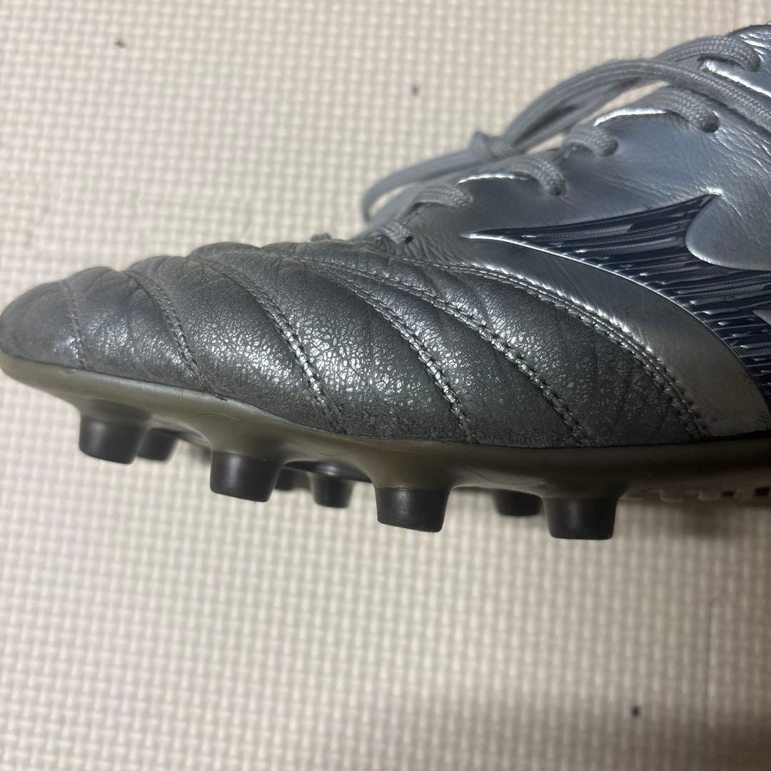 MORELIA NEO シルバースパイクシューズ　袋付き