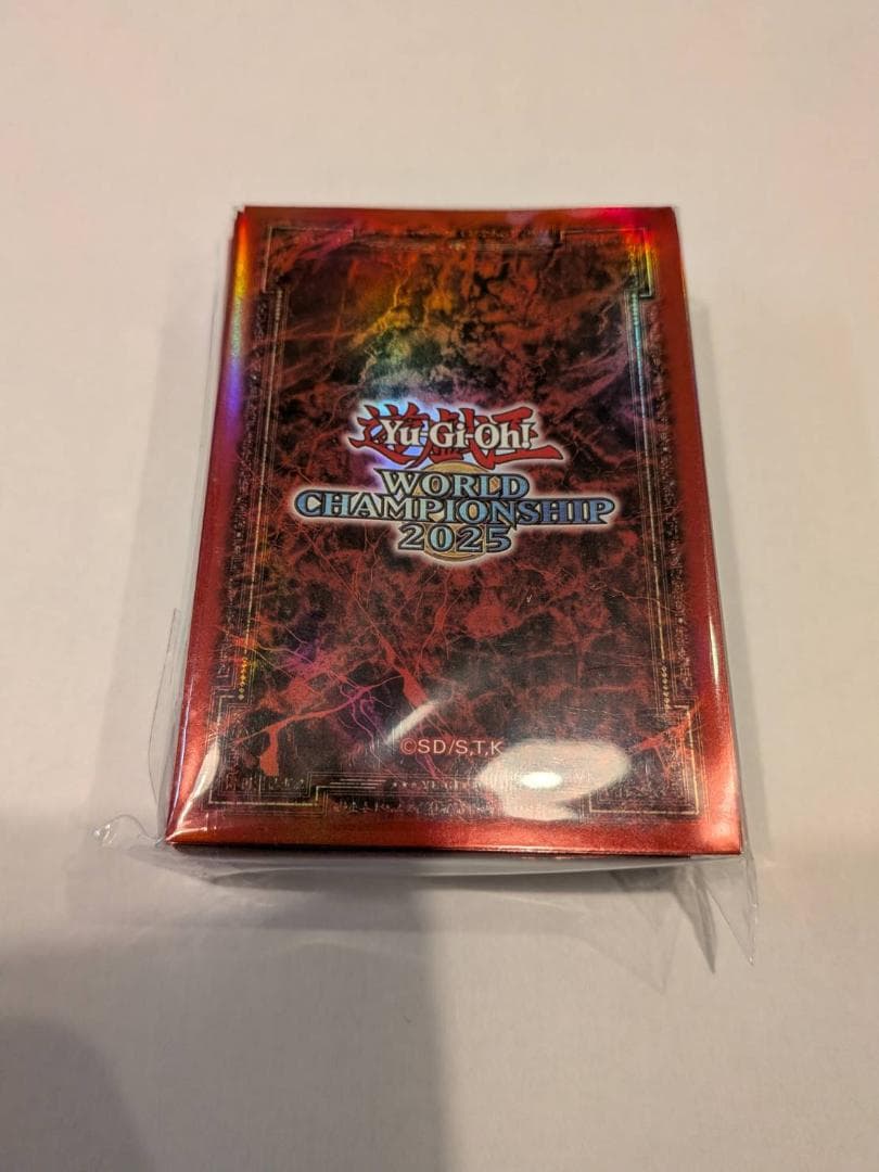 遊戯王 WCS2025 公式スリーブ(赤)　100枚　世界大会