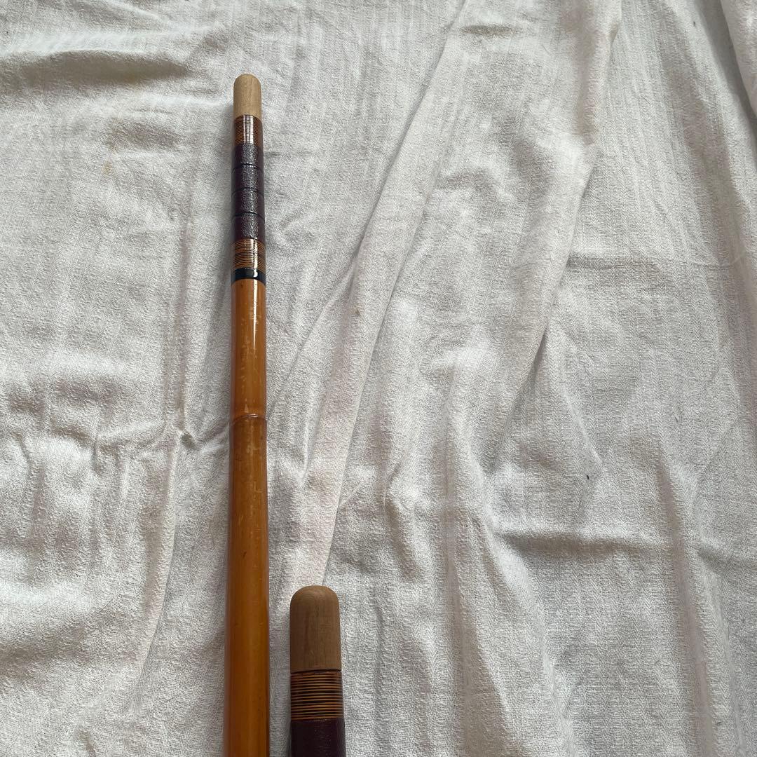 ヘラブナ釣　竿掛　別造り　寿光作 2本セット