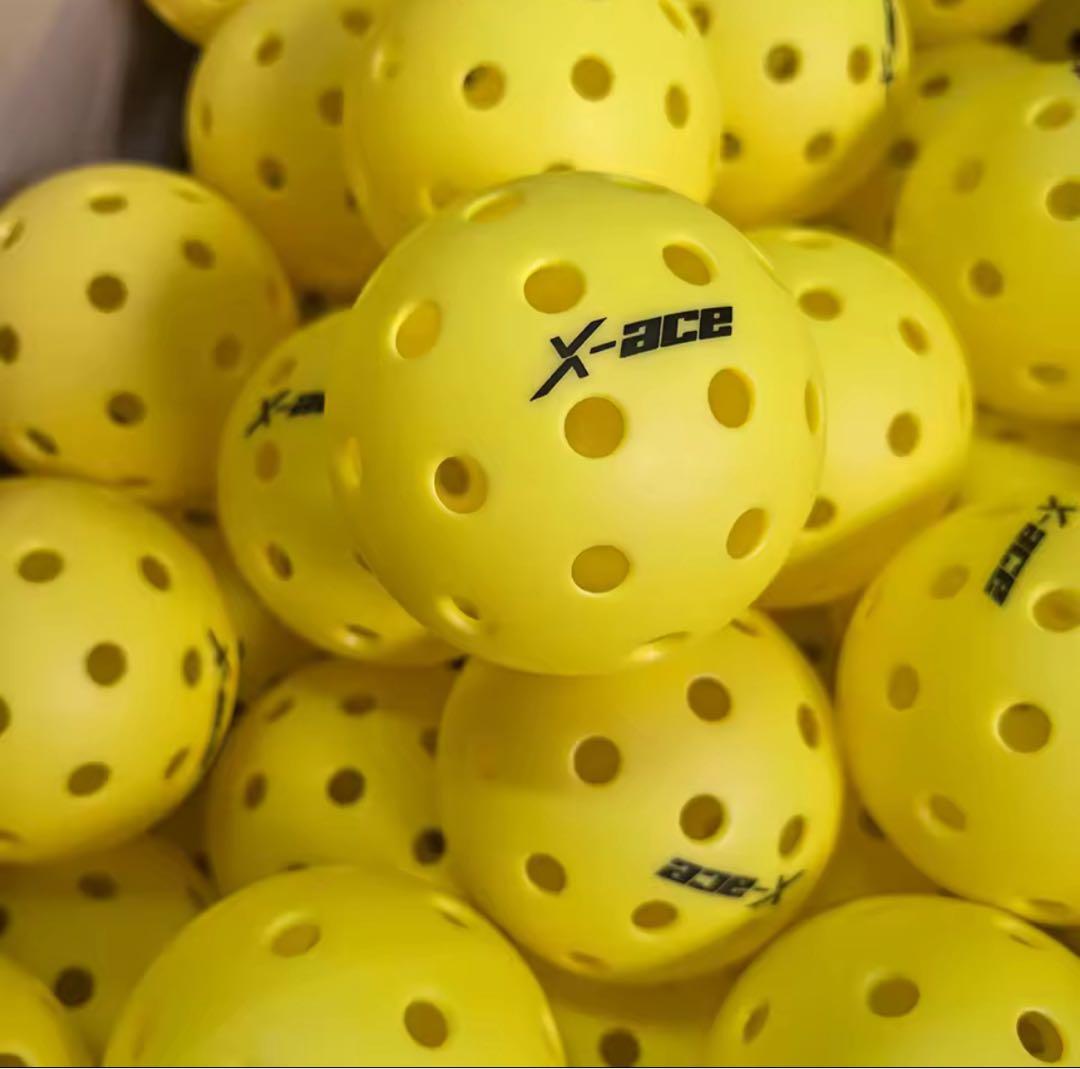 最終値下げ　新品未使用品　ピックルボール X-ACE 60個セット 屋内用