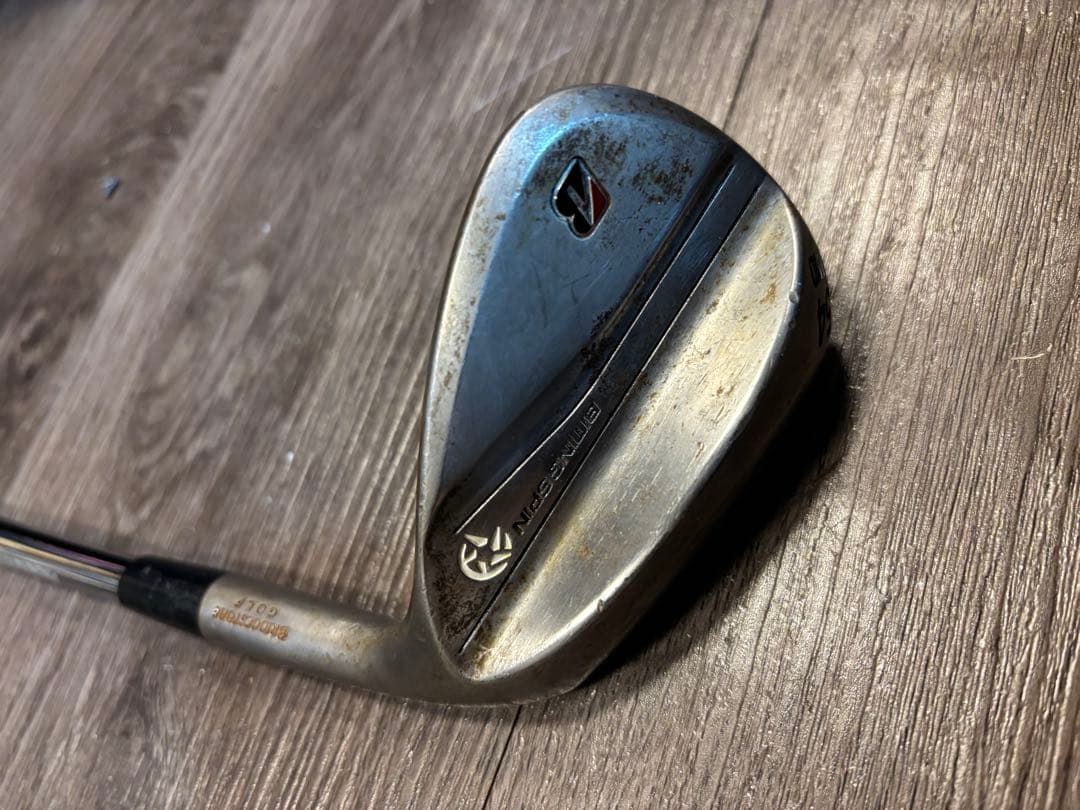 ブリヂストン バイティング スピン ウェッジ ノーメッキ ツアーイシュー　54°