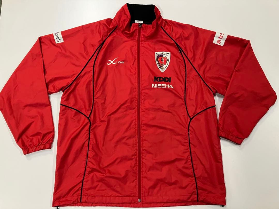 京都パープルサンガ　フルスポンサー　支給品　ウィンドブレーカー