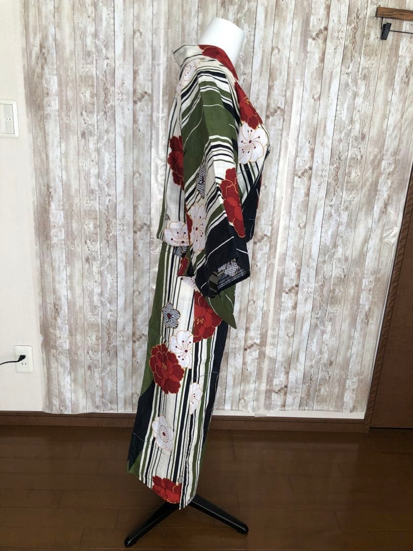処分価格　浴衣　ゆかた　裄64.5cm