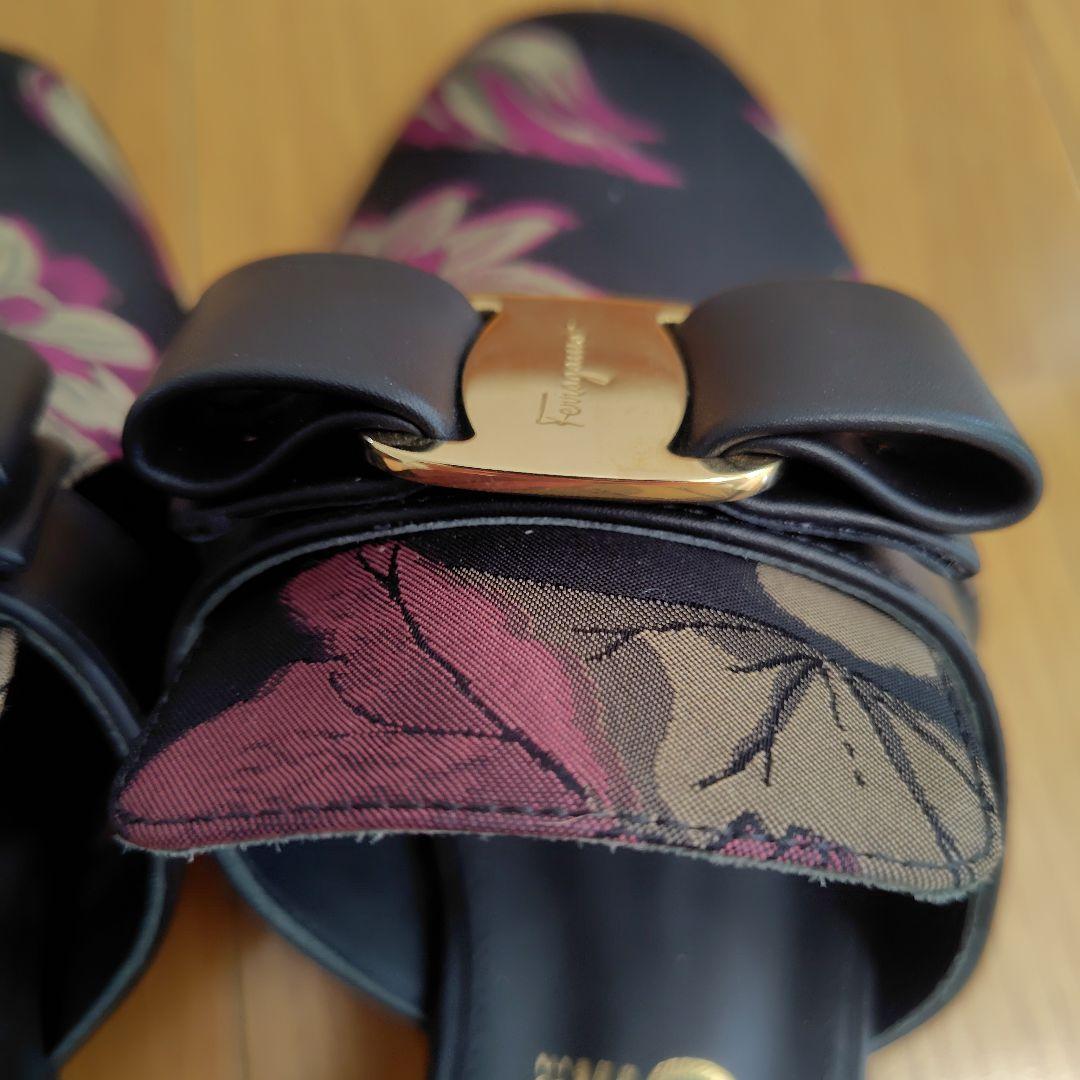 ✨️極美品✨️サルヴァトーレ フェラガモ ヴァラリボン　サンダルミュール送料無料