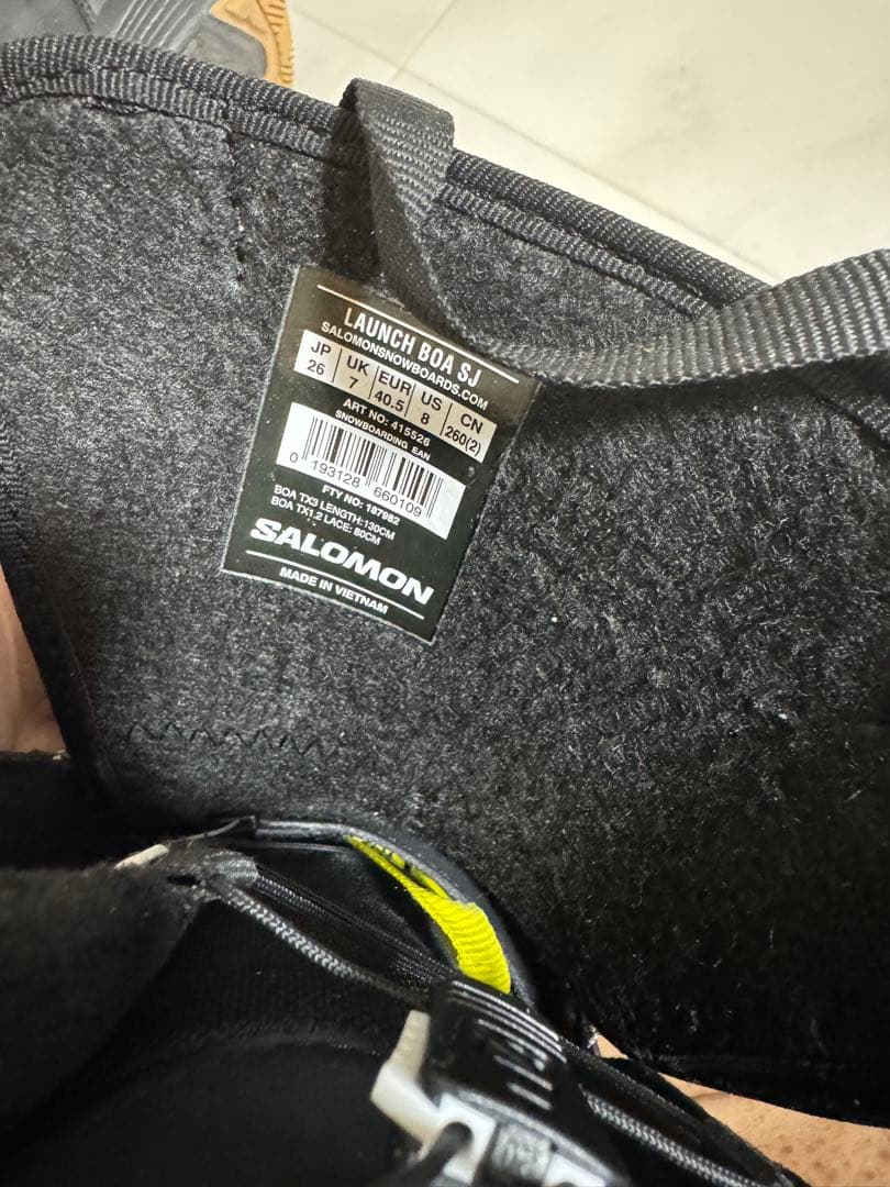 スノーボード Salomon launch BOA 26cm