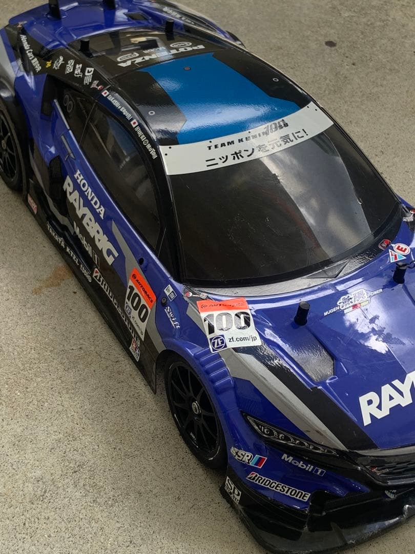 タミヤ 1/10 電動RCカーシリーズ No.599 RAYBRIG NSX