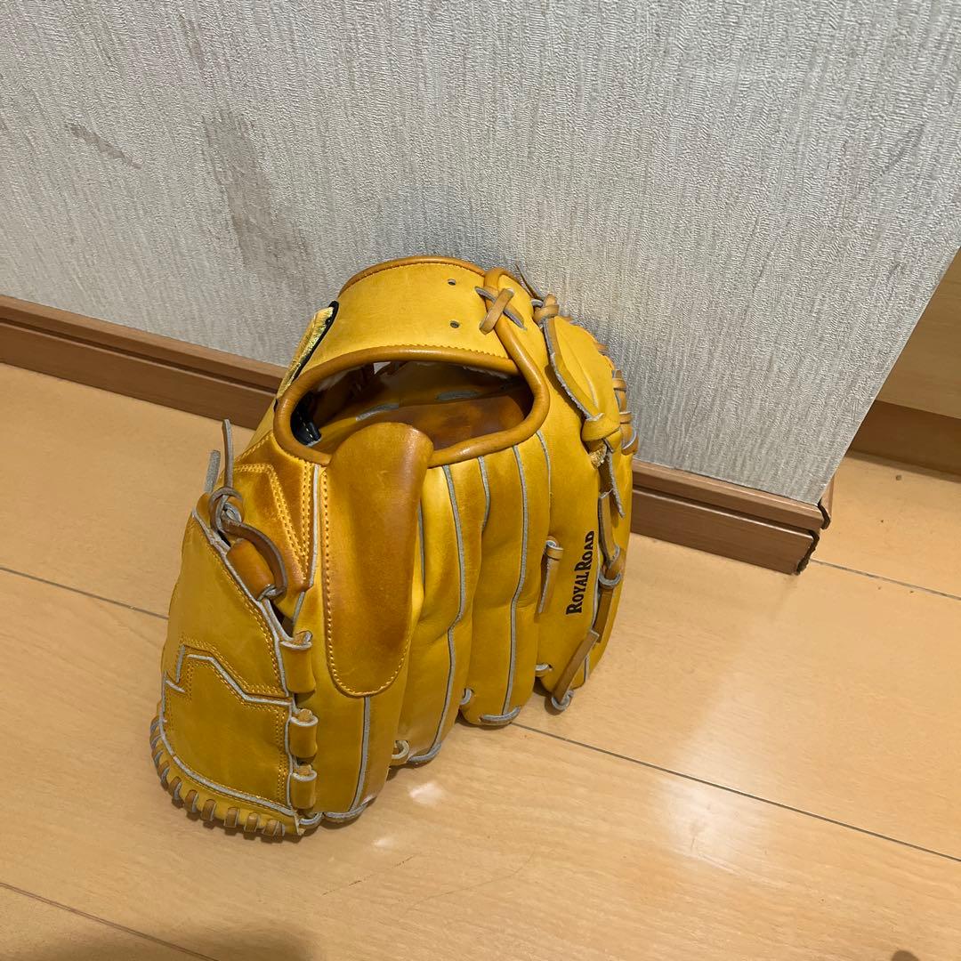 ASICS 軟式用グローブ イエロー