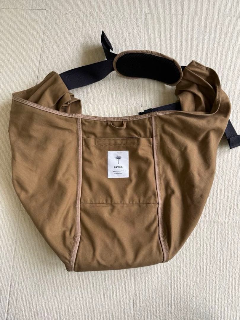 erva エルバ　多機能スリング　サイズ２　コヨーテ　ナノイーXで洗濯済み　取説