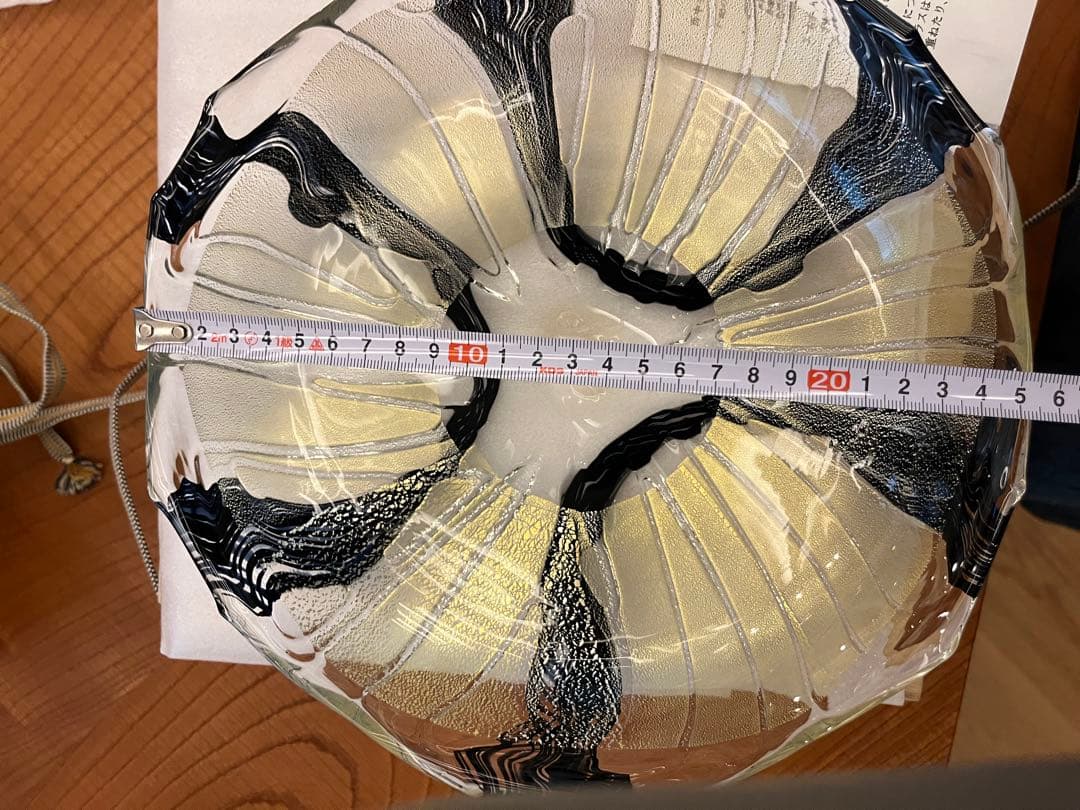 西中千人作　ガラス　大鉢　最終値下げ