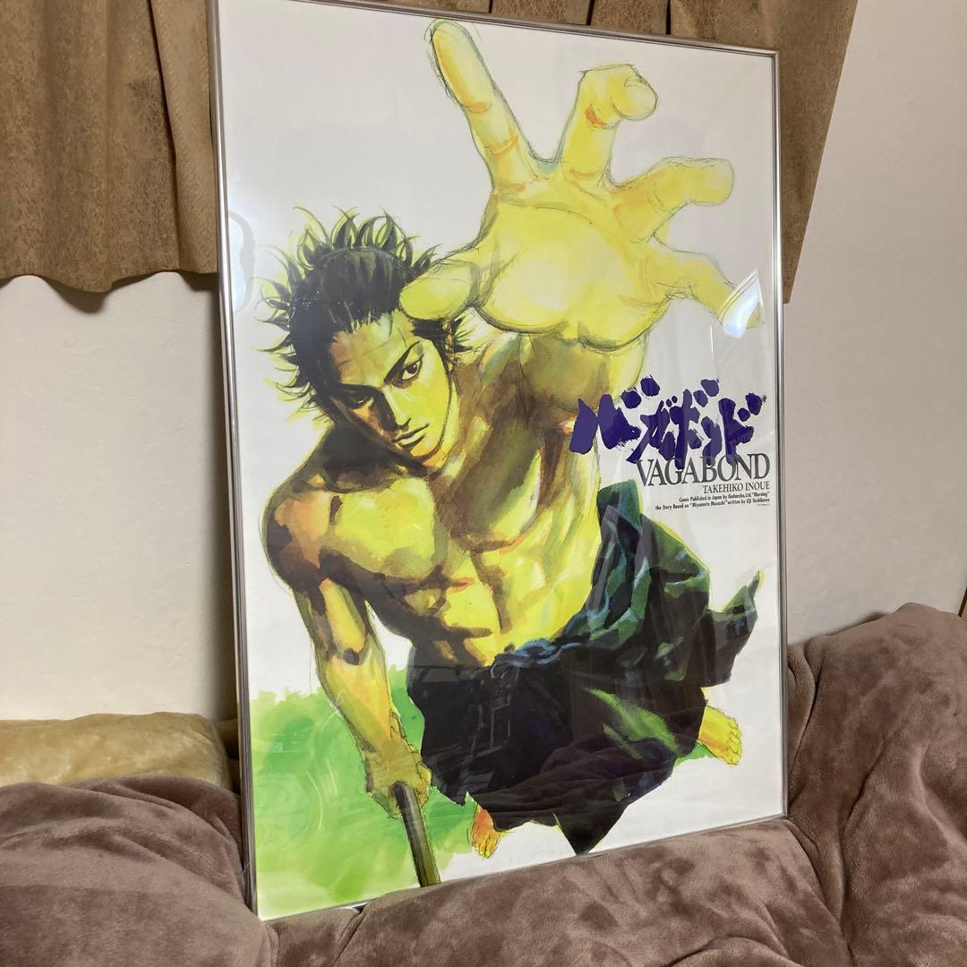【日焼けなし】バガボンド（単行本6巻カバー）B1サイズ特大ポスター フレーム付き