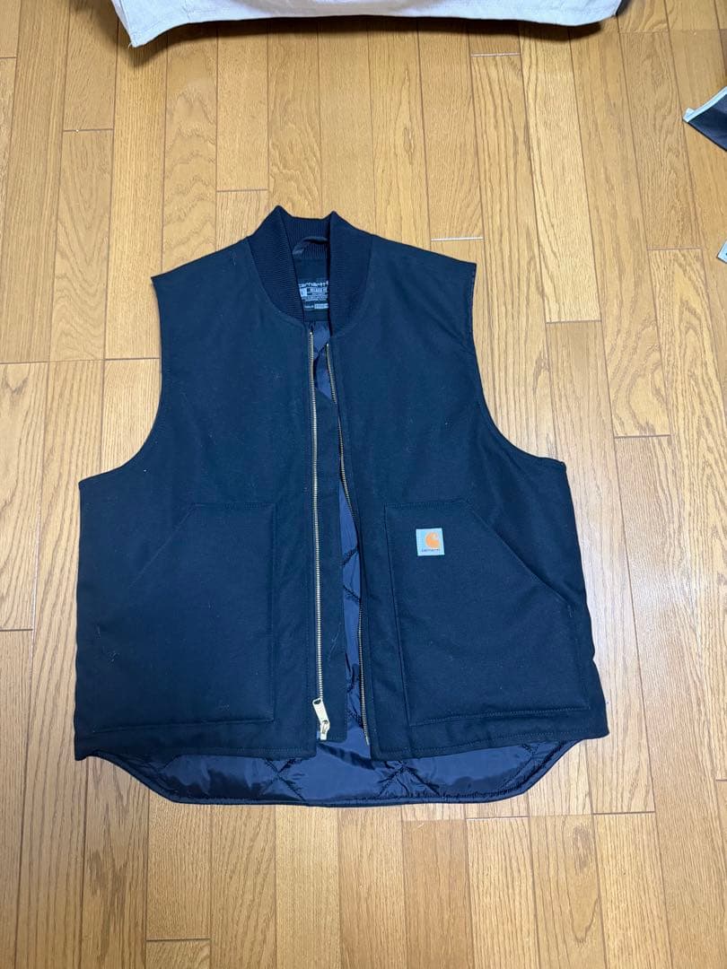 カーハート ベスト （L）CARHARTT V01 ダックベスト美品