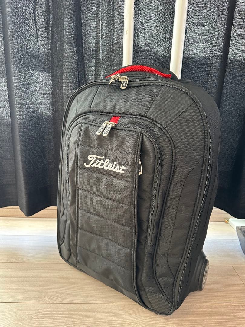 Titleist キャリー付きバックパック 40L 黒 旅行・ゴルフ