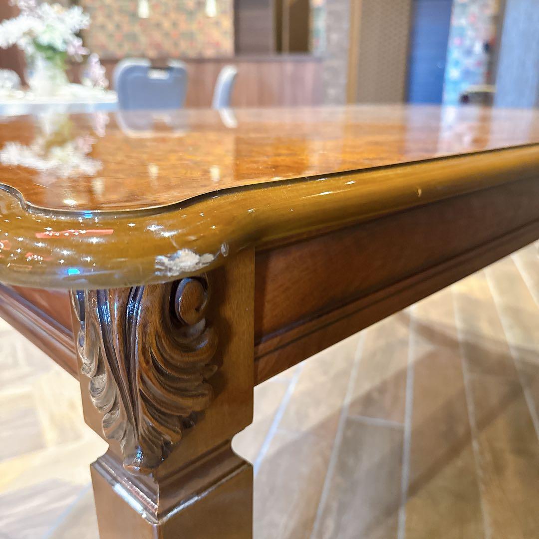 イタリア ダイニングテーブル 象嵌細工 エレガント クラシック ヨーロピアン