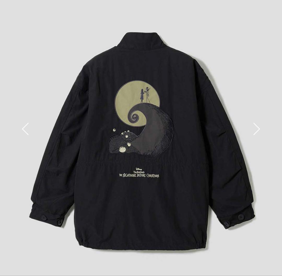 グラニフ ナイトメアー ・ビフォア・クリスマス ショートモッズコート