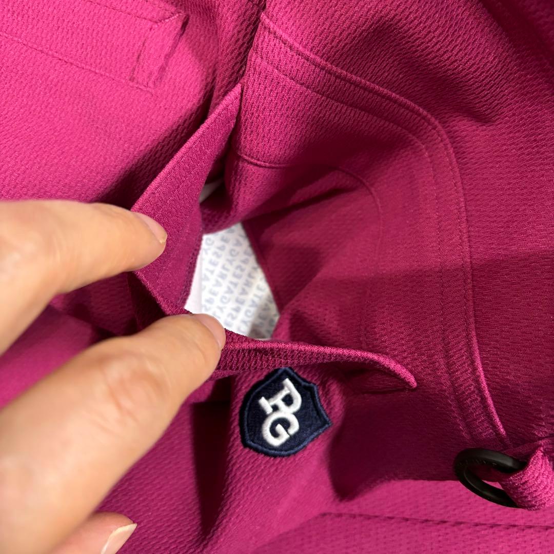 ★パーリーゲイツPEARLYGATES美脚ストレッチパンツ新品未使用ピンク系1M