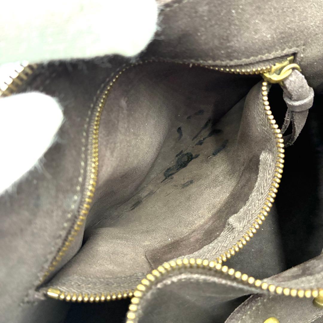 希少 ミュウミュウ アーカイブ ワンショルダーバッグ スエード ダークブラウン