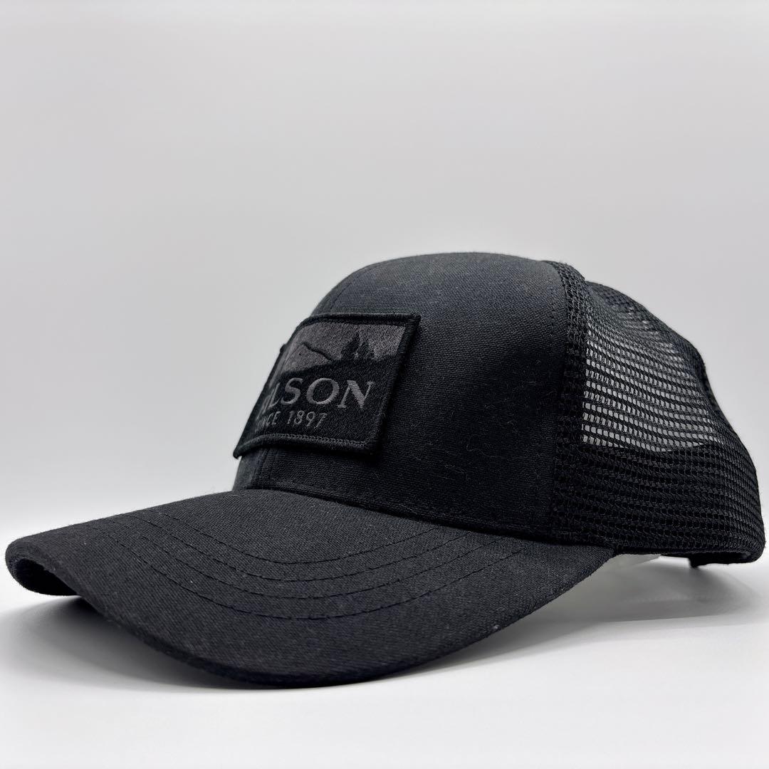 USA製 フィルソン ロガーメッシュキャップ ブラック ティンクロス