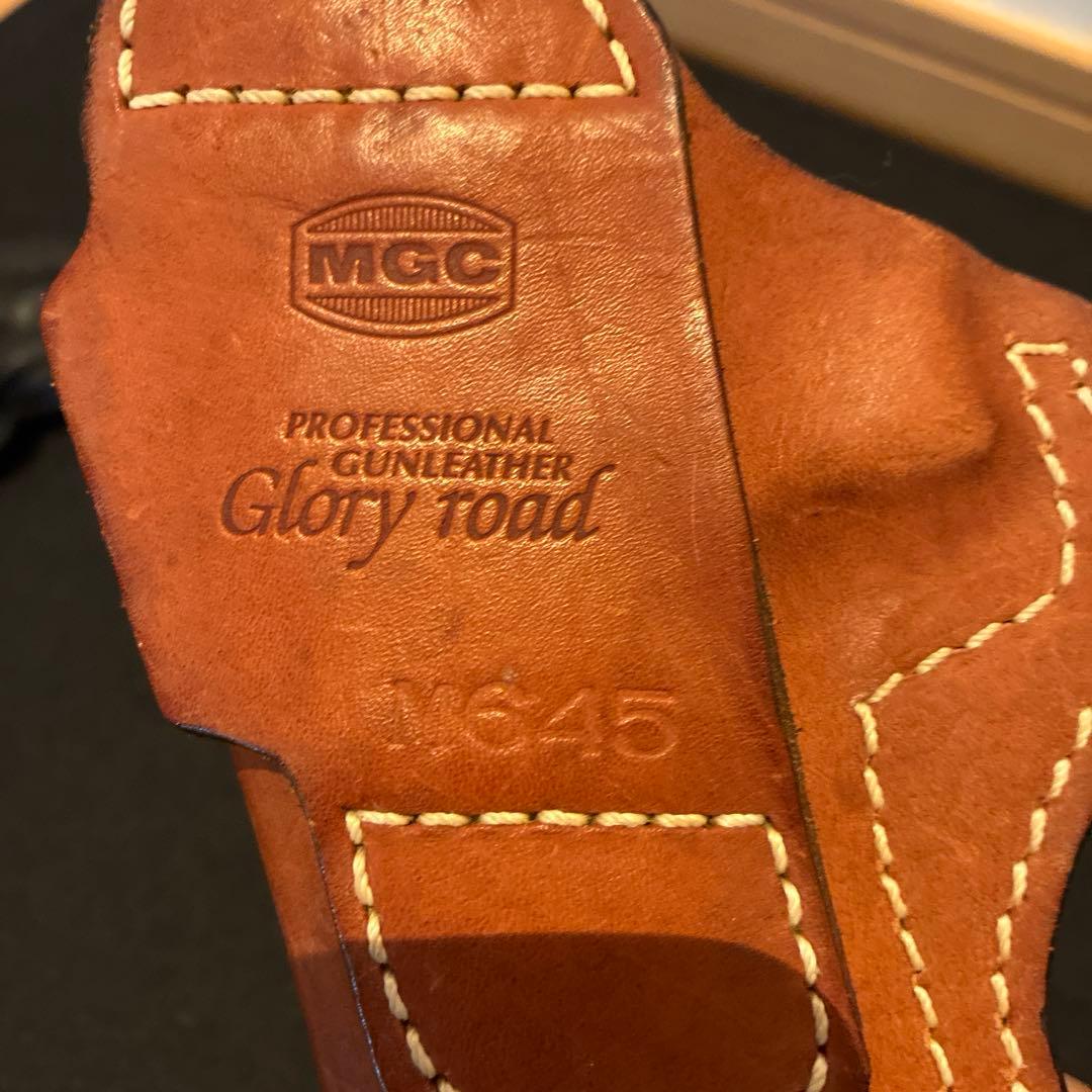 コ*ウ様 コルトガバメント ガスガン 木製グリップ ホルスター