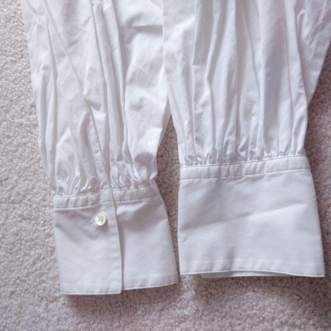 タグ付 23区 洗える CANCLINI ボリュームスリーブ シャツ 大きい