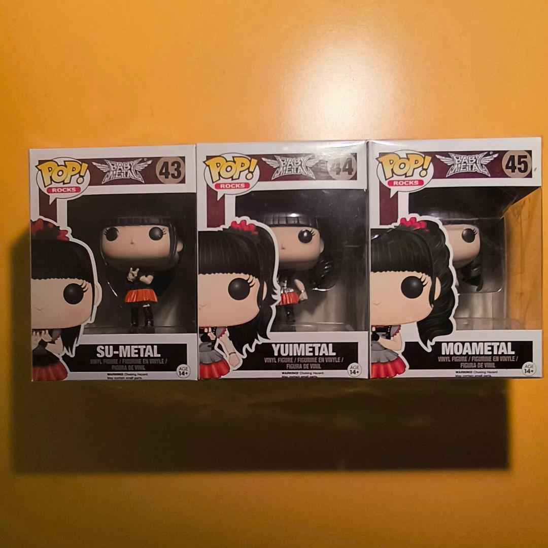 値下げ【未開封】BABYL FUNKO POP! ROCKS 3体セット