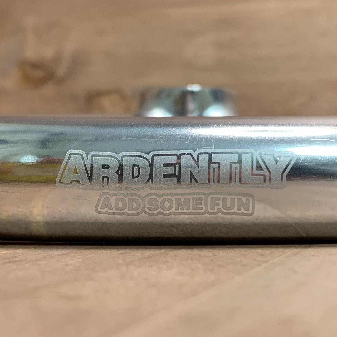 【新品】アルミ製 ステム一体型ハンドル シルバー 軽量&快適！