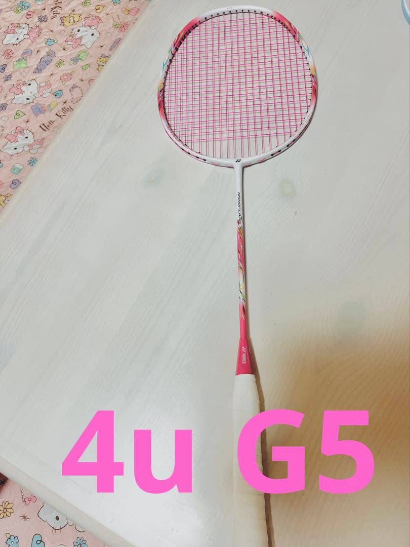 新品！ナノフレア70 YONEXヨネックスバドミントンラケット4uG5ピンク