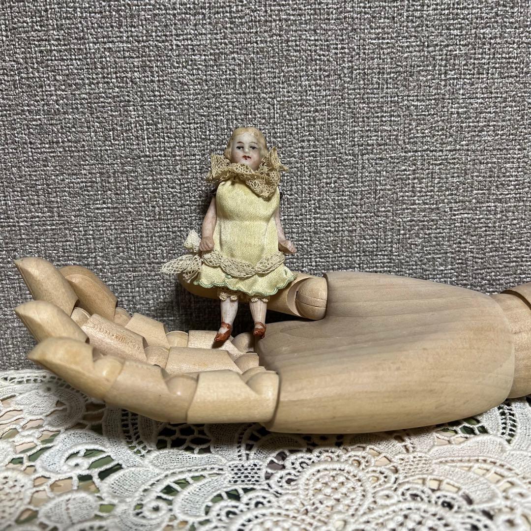 アンティーク　ビスクドール　ミニョネット