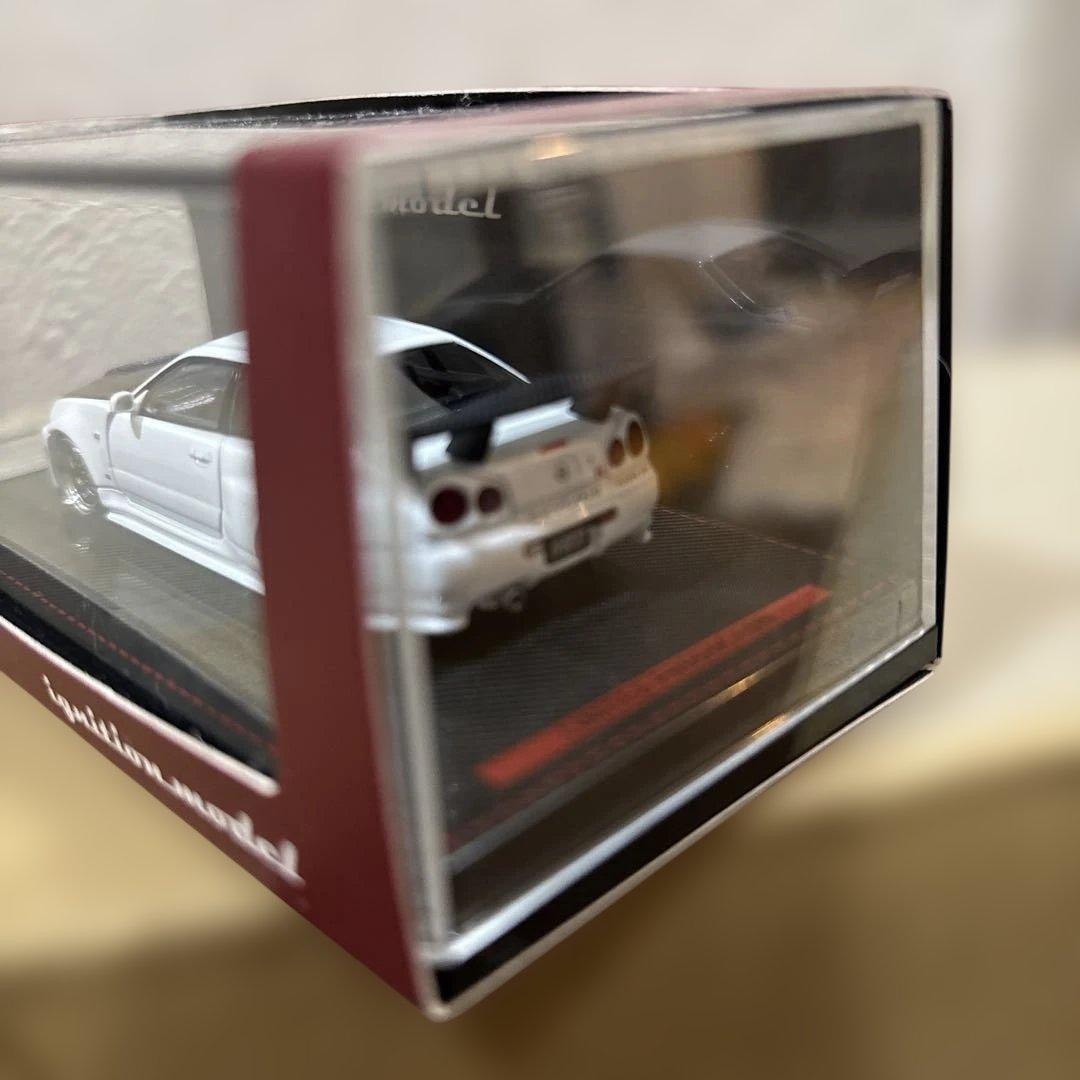 1/64 イグニッション　NISMO R34 GT-R Z-tune 白
