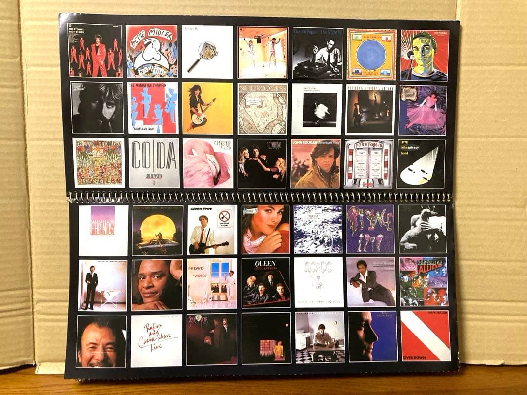 1984 カレンダー wea-way ヴァンヘイレン QUEEN AC/DC