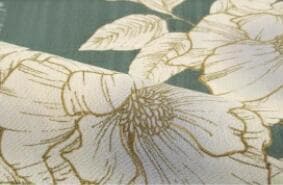 画像の 帯付き◆◆ノー皺加工最高級クールパス◆モダン翡翠緑の花古典夏浴衣◆洗える