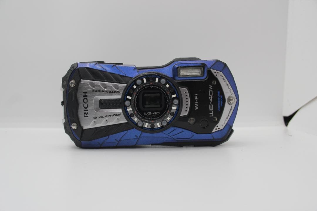RICOH WG-40w コンパクトデジタルカメラ　青　ブルー　完動品　返品保証