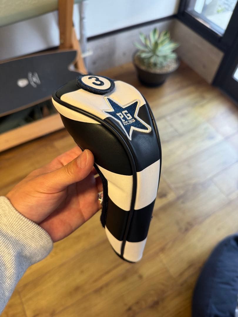 PEARLY GATES キャディバッグ ヘッドカバーフルセット