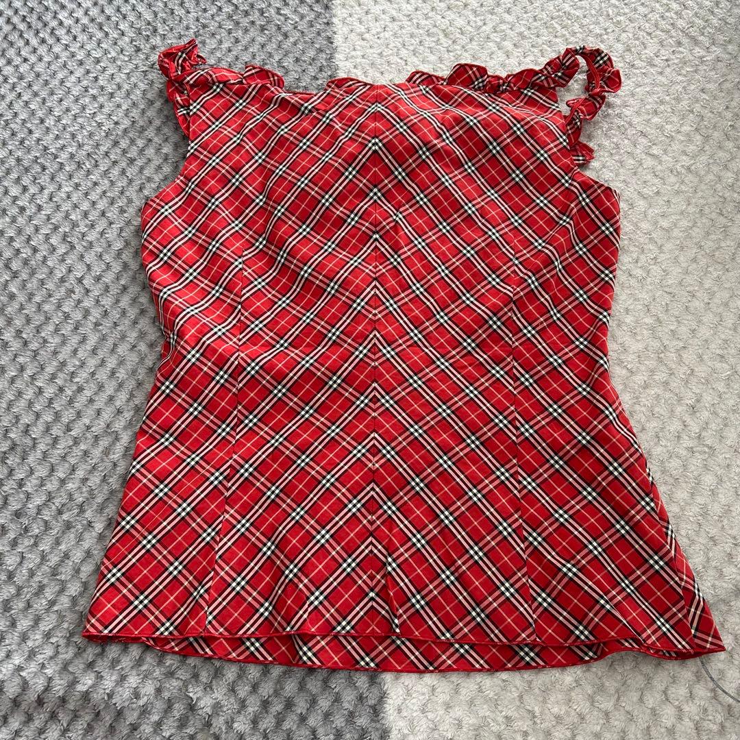 Burberry ブルーレーベル キャミトップス38サイズ ノバチェック 美品