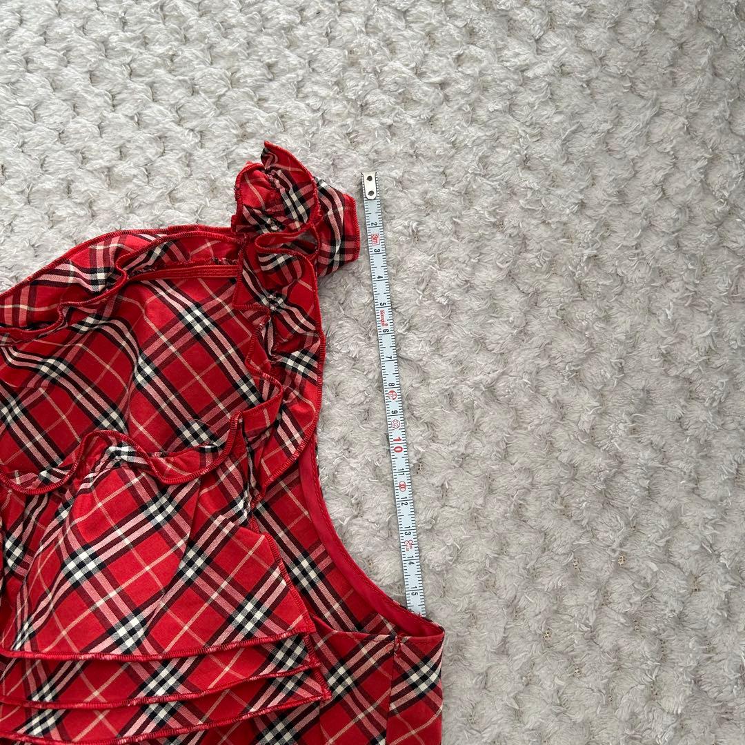 Burberry ブルーレーベル キャミトップス38サイズ ノバチェック 美品