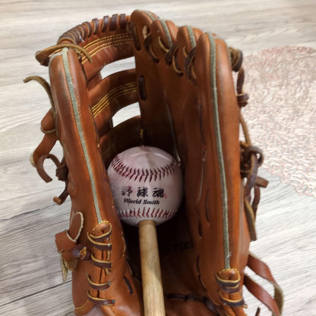 【激シブ】　レア品　Mitsuwa Tiger 外野手用グローブ 即実用可