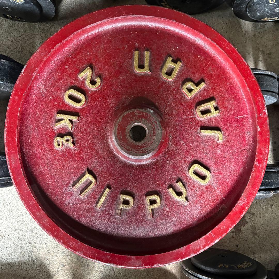 nippyo プレート　120kgセット　ホームジム　ダンベル　アイロテック