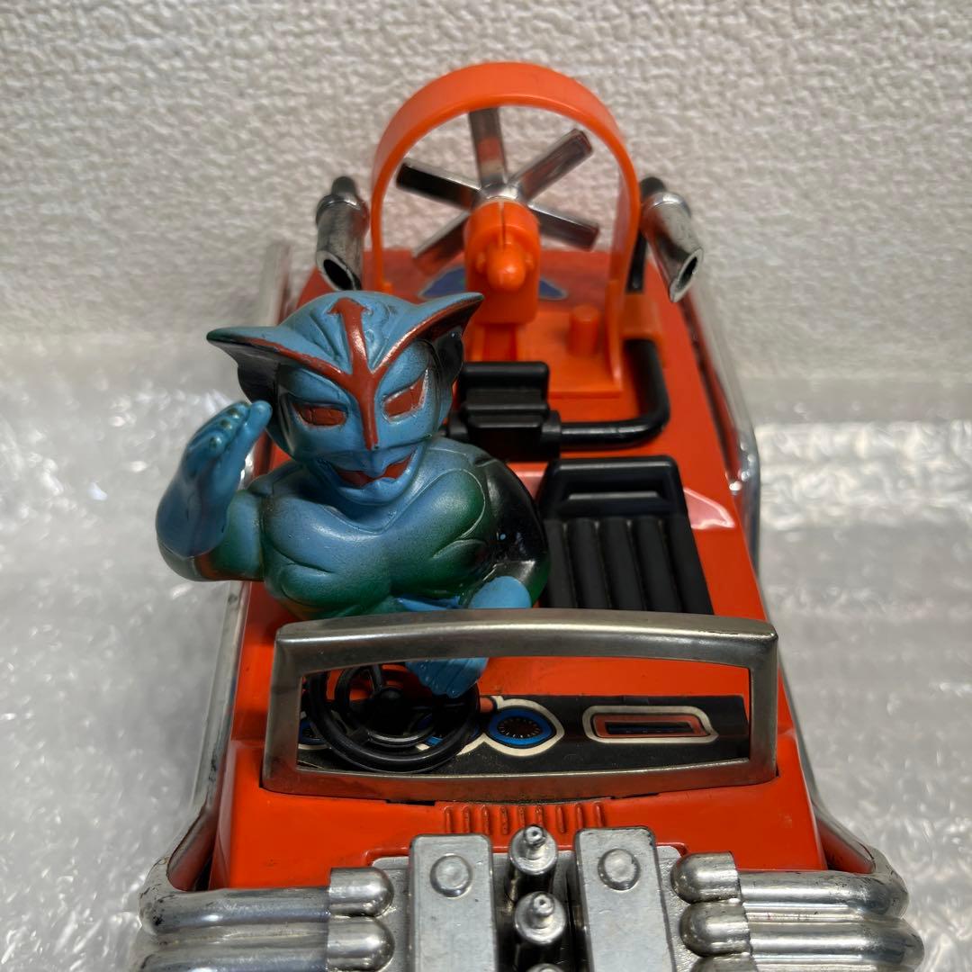 ⚠️美品　当時物　走る！マッハロッド　ブリキ　超人バロムワン　ボップ　ポピー製