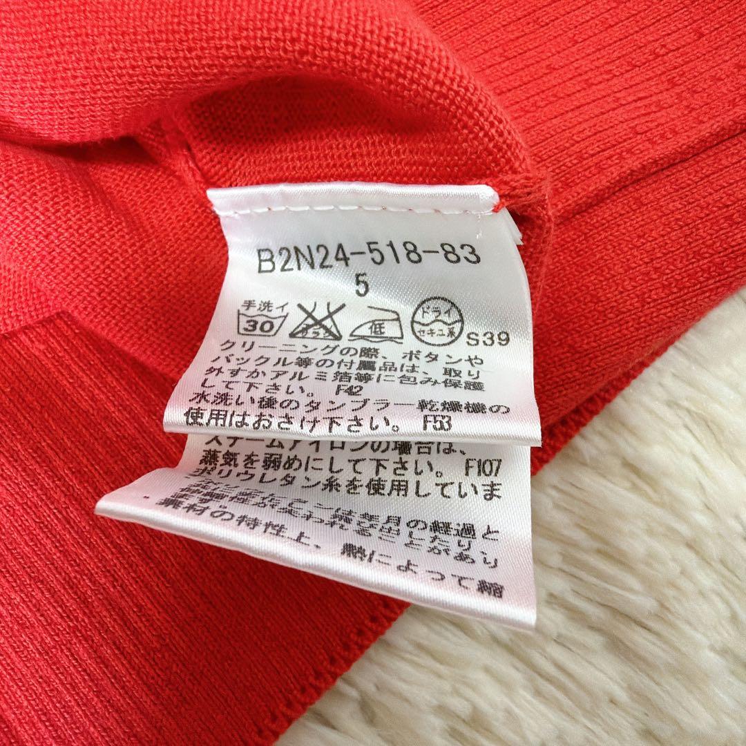 【新品タグ付き】バーバリーロンドン　ホースロゴ　2XLサイズ　ベルト付　レッド