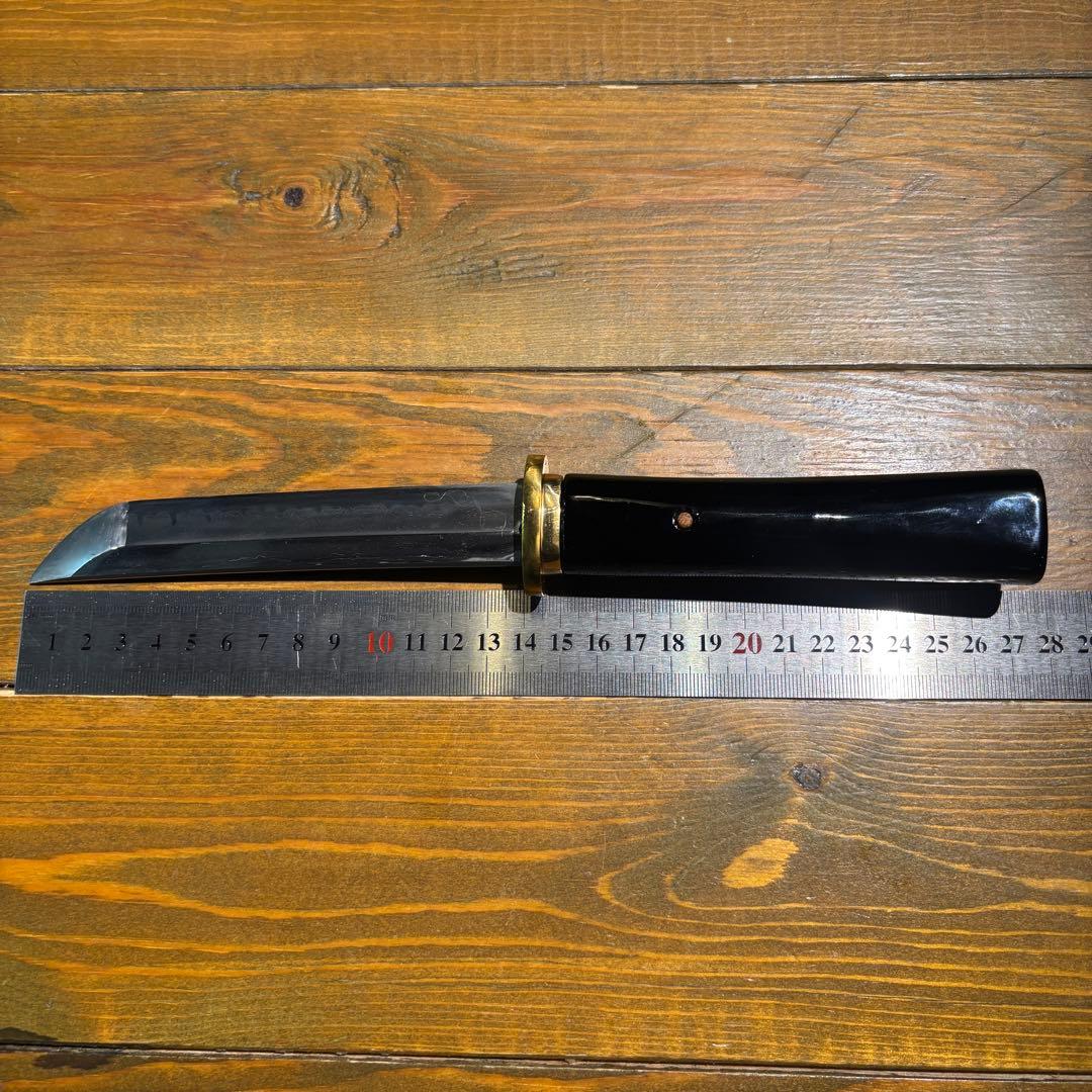 日本刀残欠クラフトナイフNo.88 国吉 黒鞘