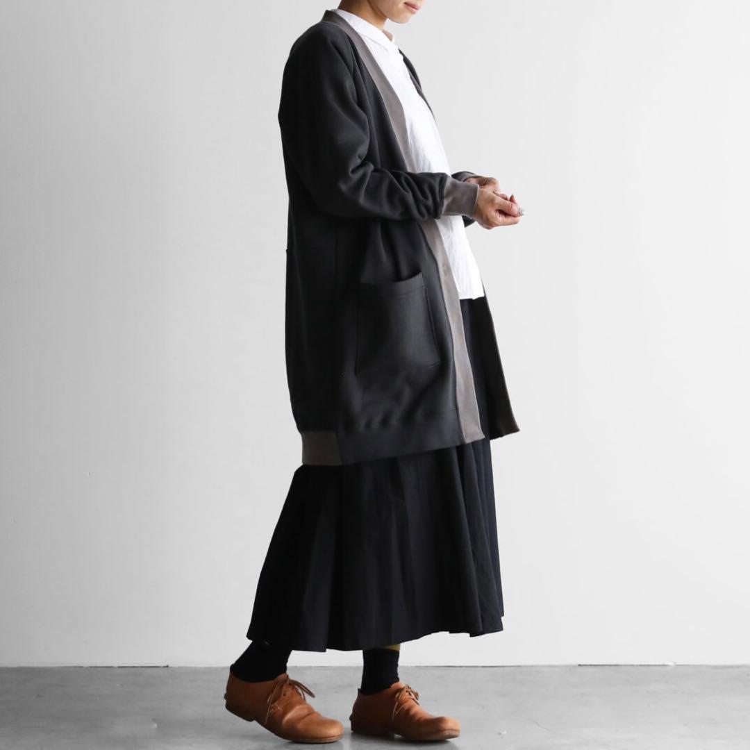 HUIS 遠州織物 SUVINスウェットロングカーディガン