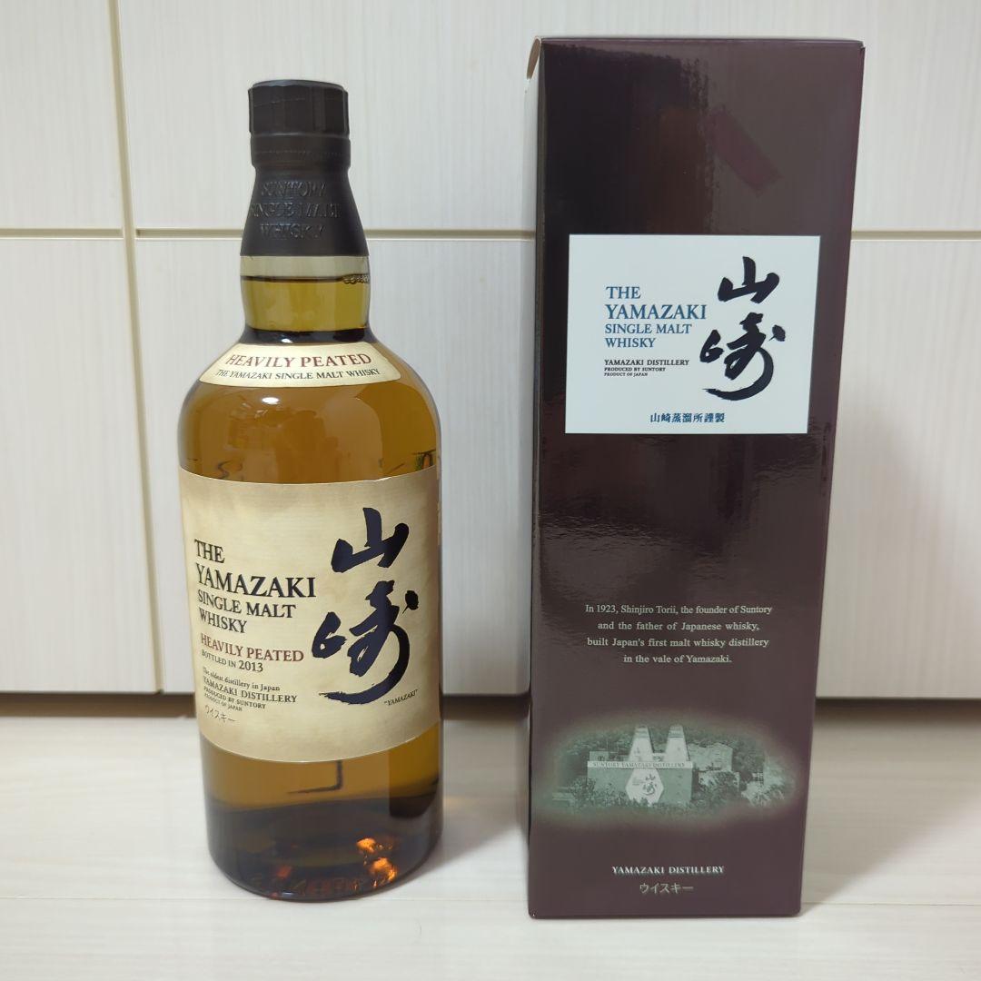 サントリー 山崎 シングルモルトウイスキー ヘビリーピーテッド 2013