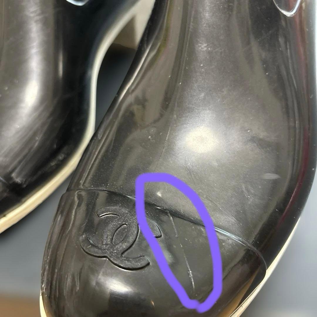 お値下げ　シャネル　CHANEL ブーツ　レインブーツ　41